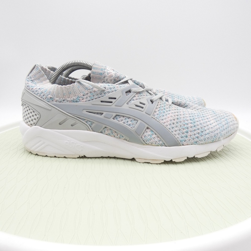Asics Gel-Kayano Trainer Knit HN7M4 Mens 11 Running Shoes Glacier Gray Sneakers